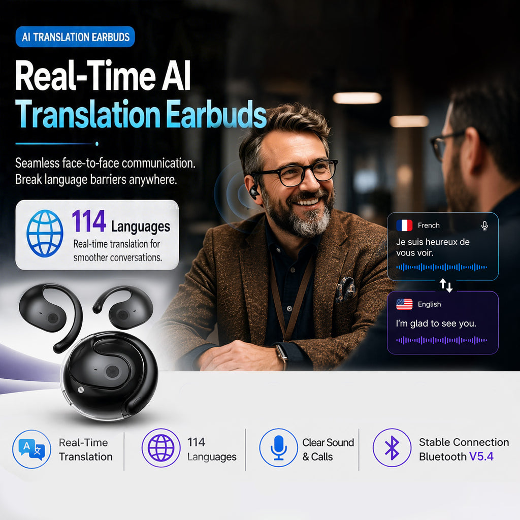 Real-Time AI Translation Earbuds