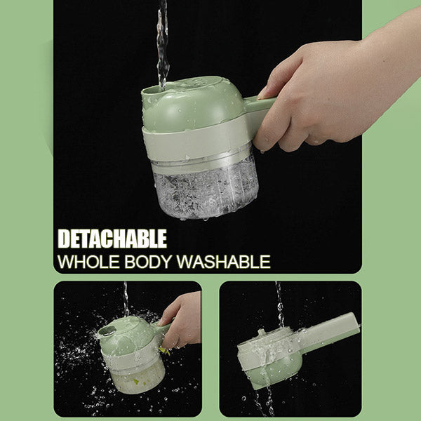 Wireless Food Processor – Cordless, one-touch chop. Perfect for arthritic hands. Kitchen prep made easy⚡🥗
