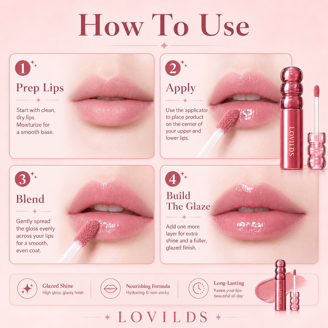LOVILDS Dew Glaze Lip Gloss