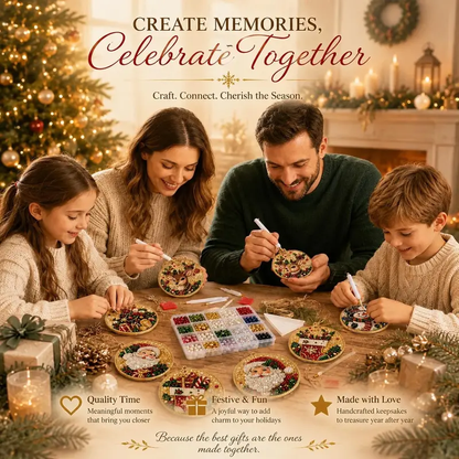 Christmas DIY Diamond Painting Ornaments Kit