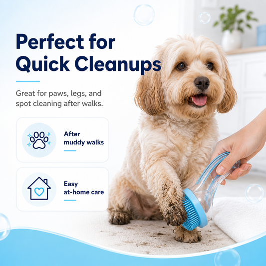 Make Dog Bath Time Cleaner, Faster & Less Messy