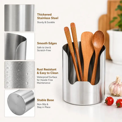 Stainless Steel Utensil & Lid Holder