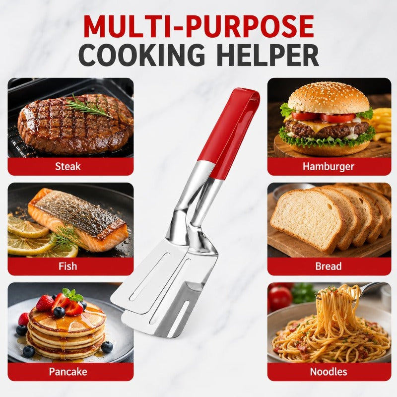 Stainless Steel Spatula Tongs