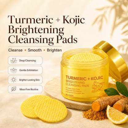 Truelumi Turmeric + Kojic Brightening Cleansing Pads
