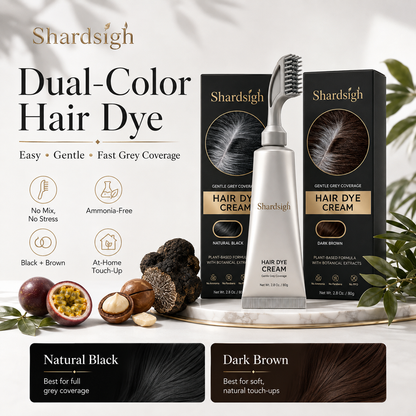 Dual-Color Hair Dye Comb