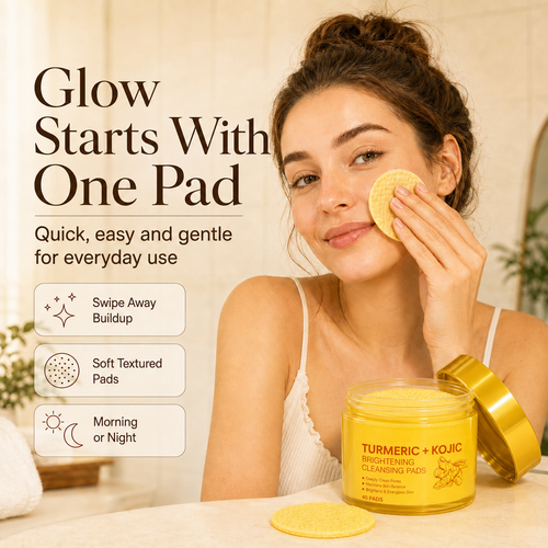 Truelumi Turmeric + Kojic Brightening Cleansing Pads