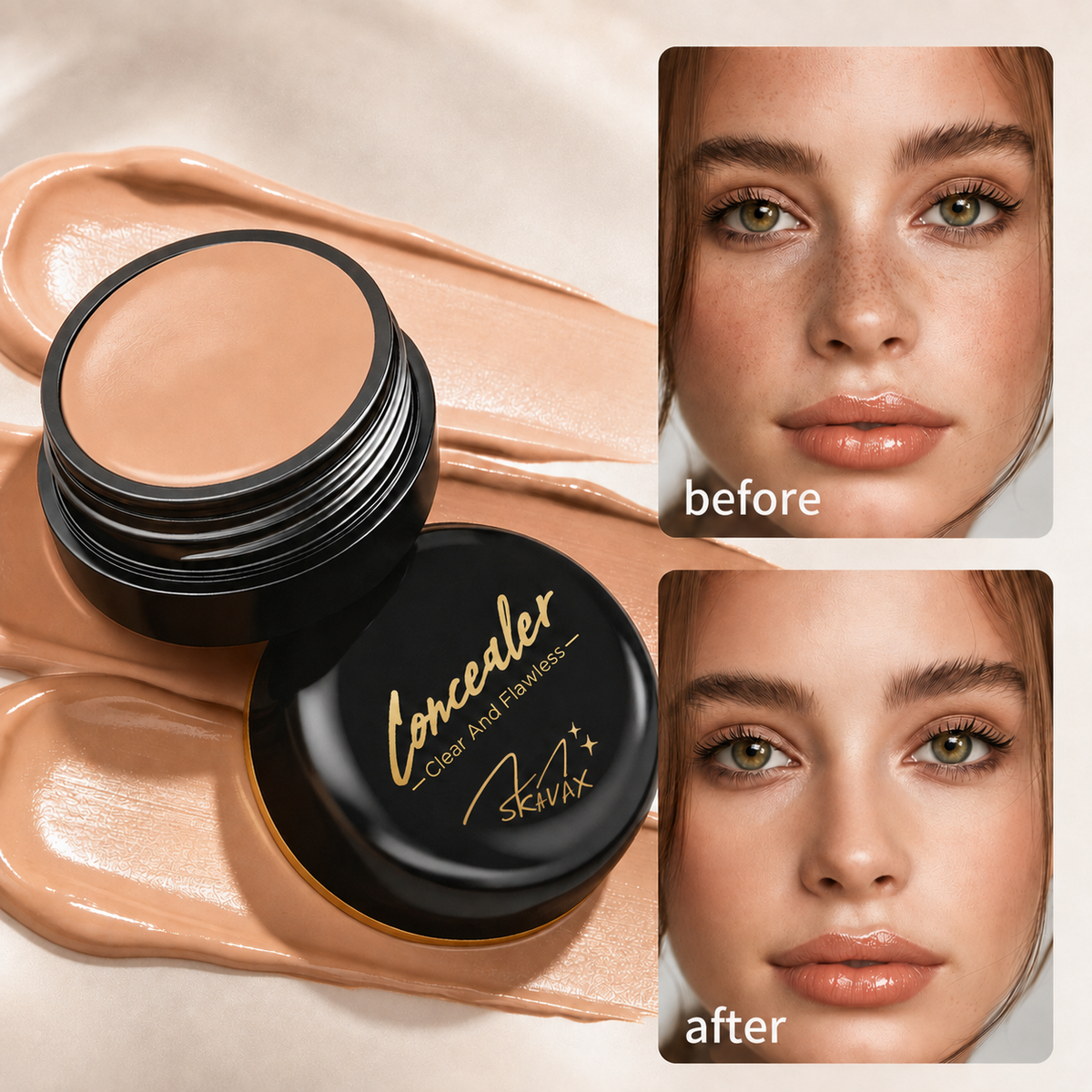 Skivax™:Full-Coverage Cream Concealer
