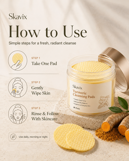 Skivax™：Turmeric Glow Pads
