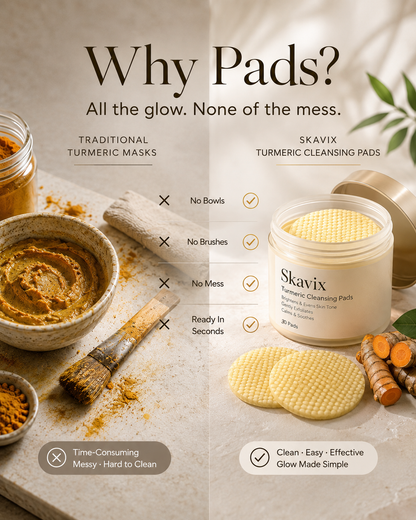 Skivax™：Turmeric Glow Pads