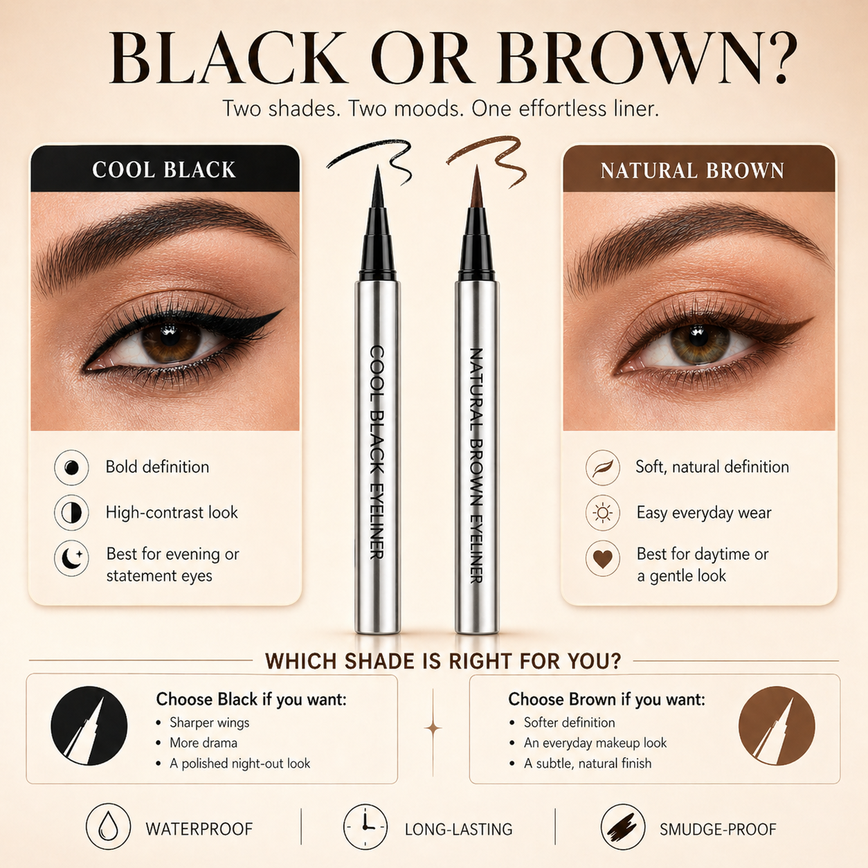 🔥Buy 1 Get 1 Free🔥Waterproof Long-Lasting Eyeliner