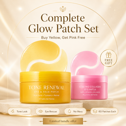 Kojic Acid Turmeric Tone Renewal Eye & Face Patch Set