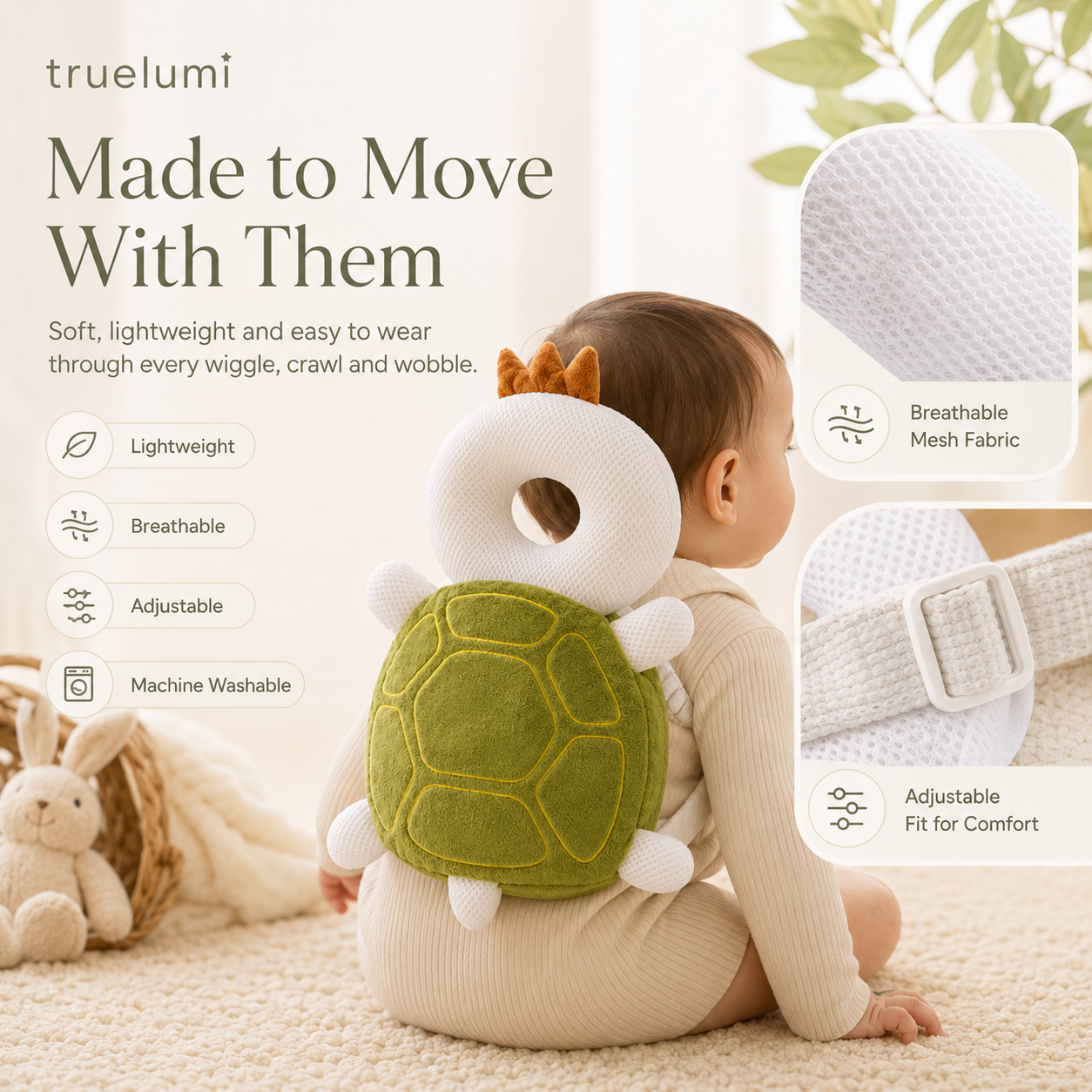 Truelumi Baby Head Protector