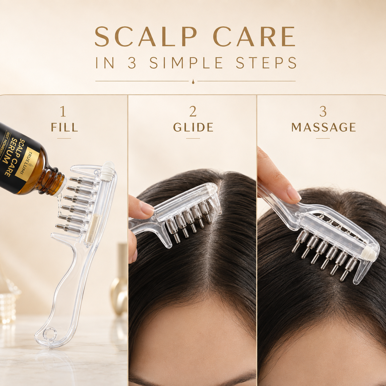 TRUELUMI™ Scalp Care Applicator Duo