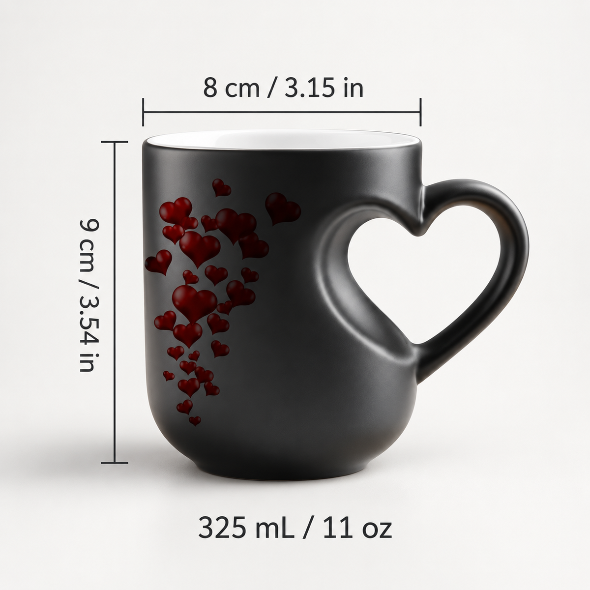 LoveGlow Color-Changing Heart Mug