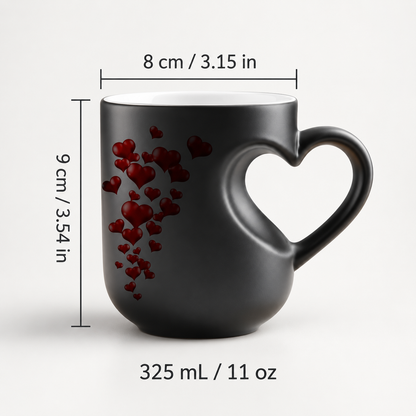 LoveGlow Color-Changing Heart Mug