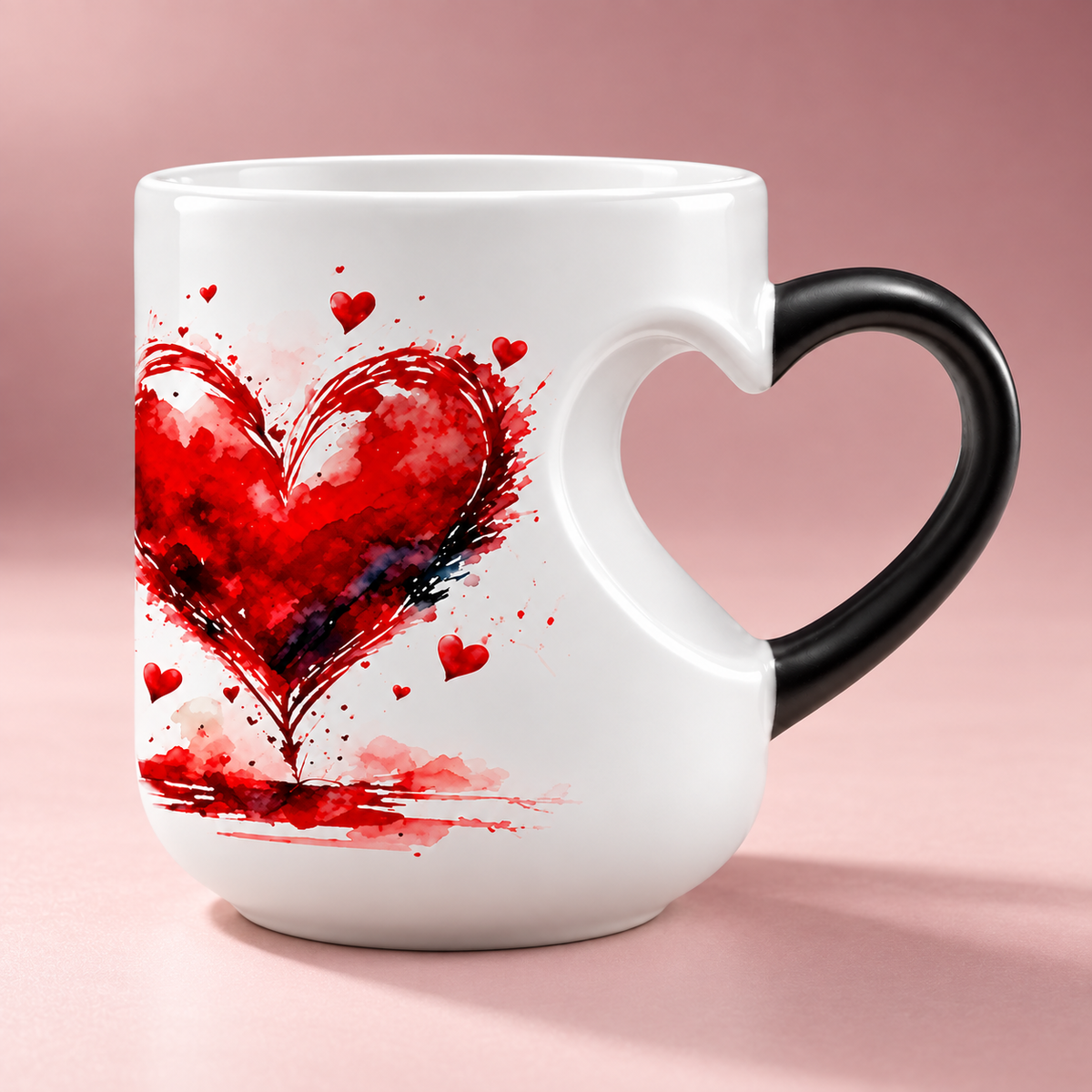 LoveGlow Color-Changing Heart Mug
