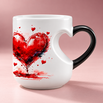 LoveGlow Color-Changing Heart Mug