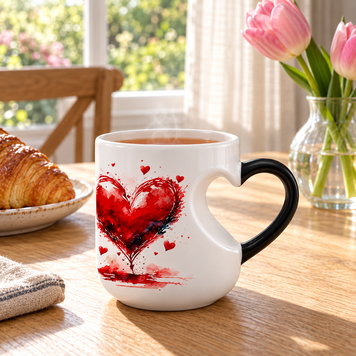 LoveGlow Color-Changing Heart Mug