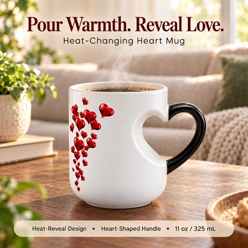 LoveGlow Color-Changing Heart Mug