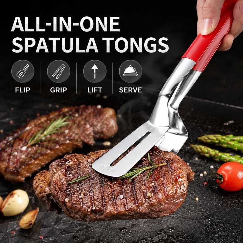 Stainless Steel Spatula Tongs