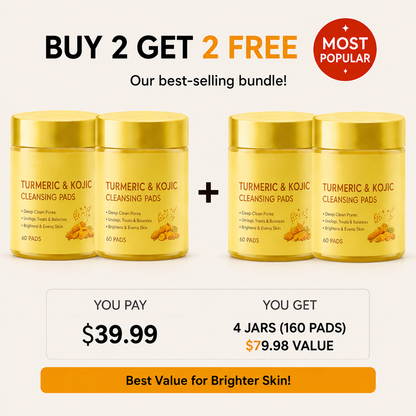 Truelumi Turmeric + Kojic Brightening Cleansing Pads