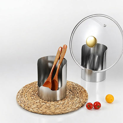 Stainless Steel Utensil & Lid Holder